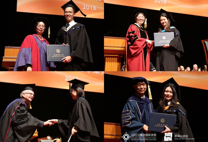 Deans of UICs four divisions congratulate the graduates